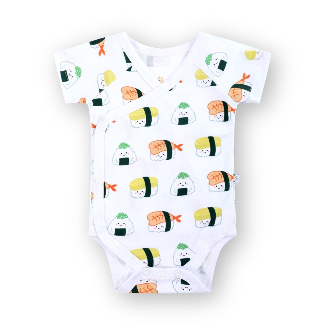 Organic Cotton Baby Onesie - Sushi