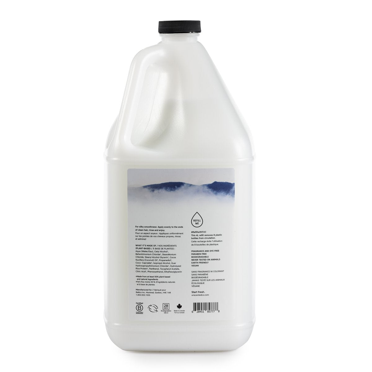 Unscented Co. | Daily Conditioner | 3.78L refill bottle