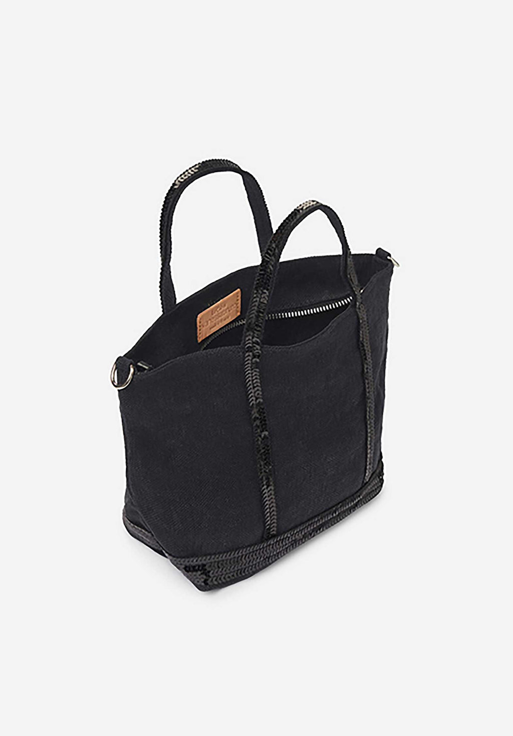 Mini Bag Linen Cabas Xs Ve31-v40410 Noir
