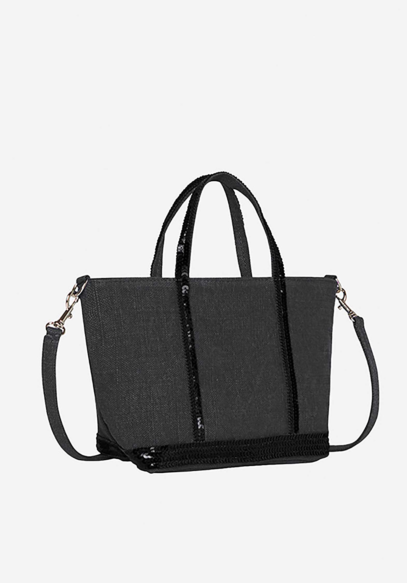Mini Bag Linen Cabas Xs Ve31-v40410 Noir
