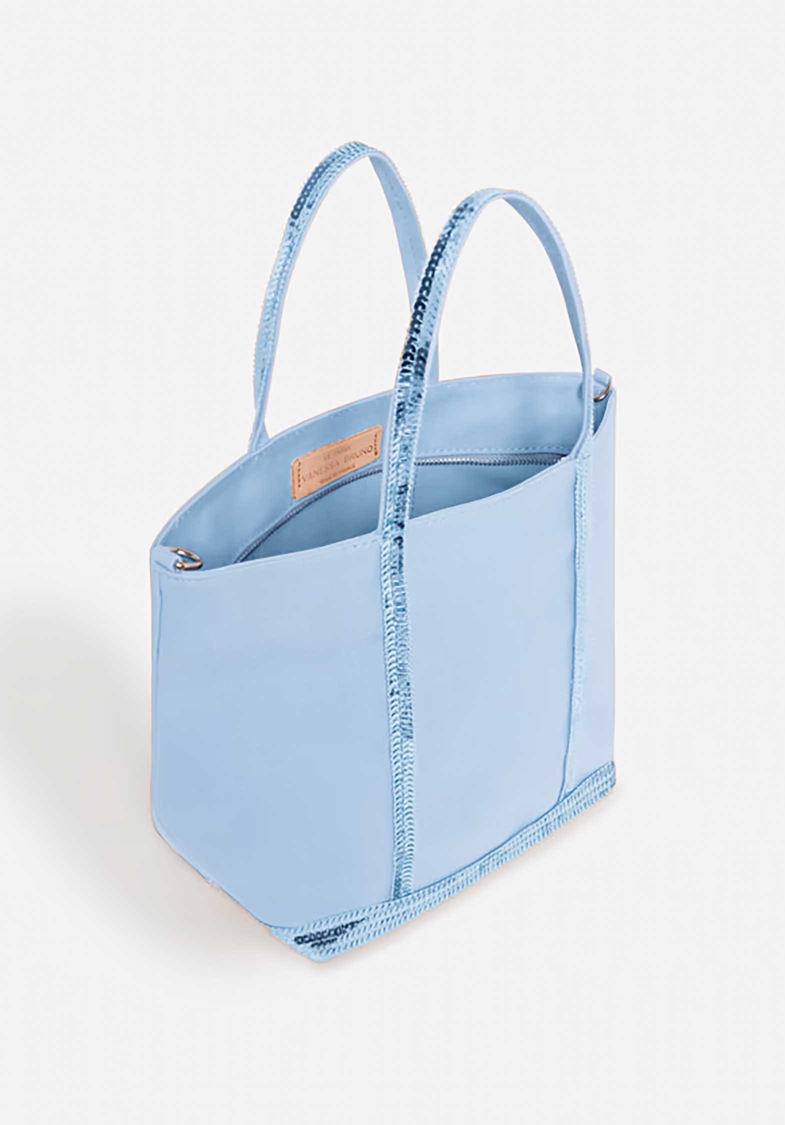 Tote Bag Canvas Cabas S Ve01-v40435 Indigo-Clair