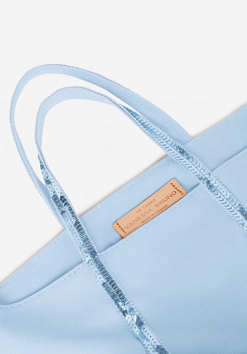 Tote Bag Canvas Cabas S Ve01-v40435 Indigo-Clair