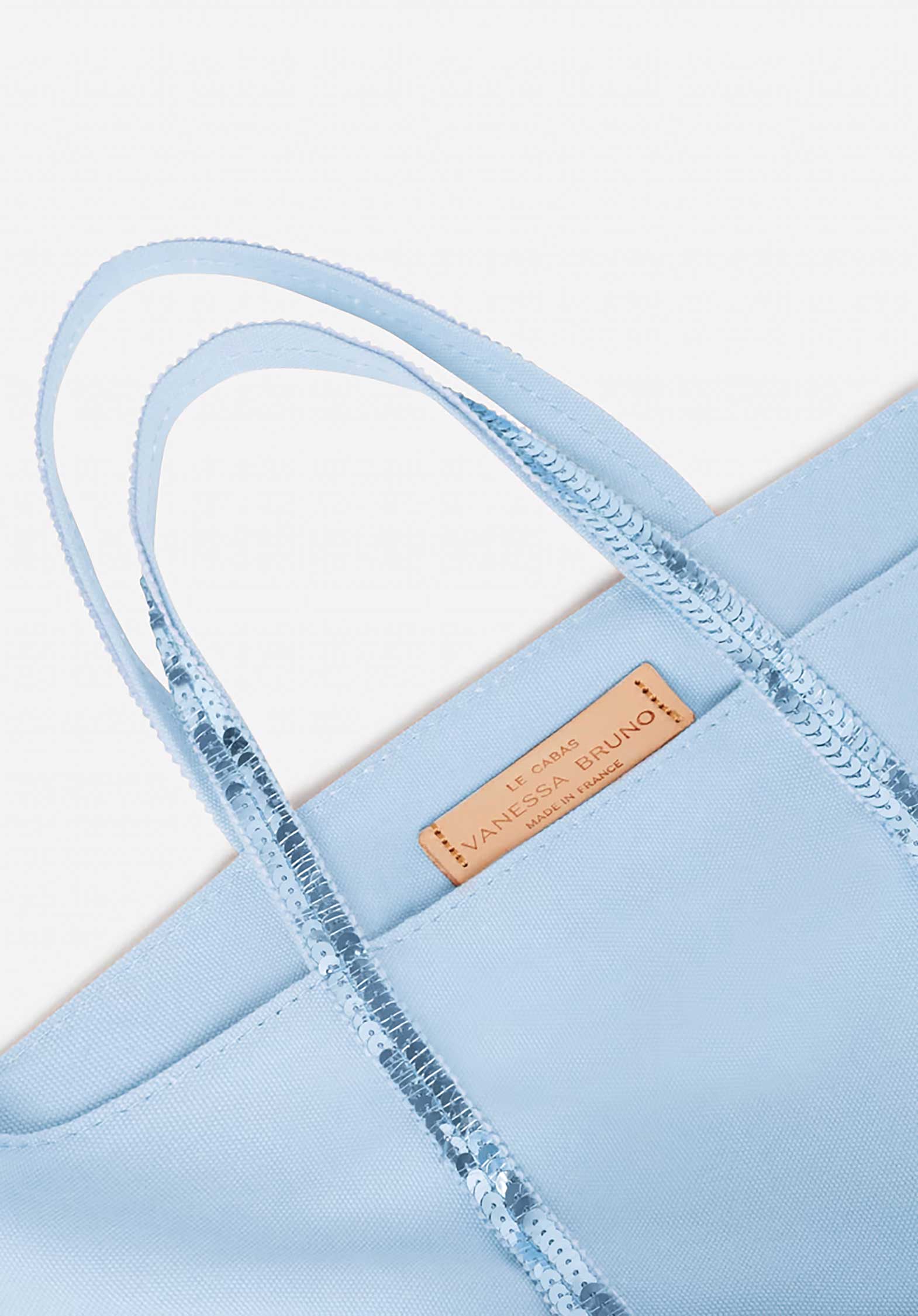 Tote Bag Canvas Cabas S Ve01-v40435 Indigo-Clair