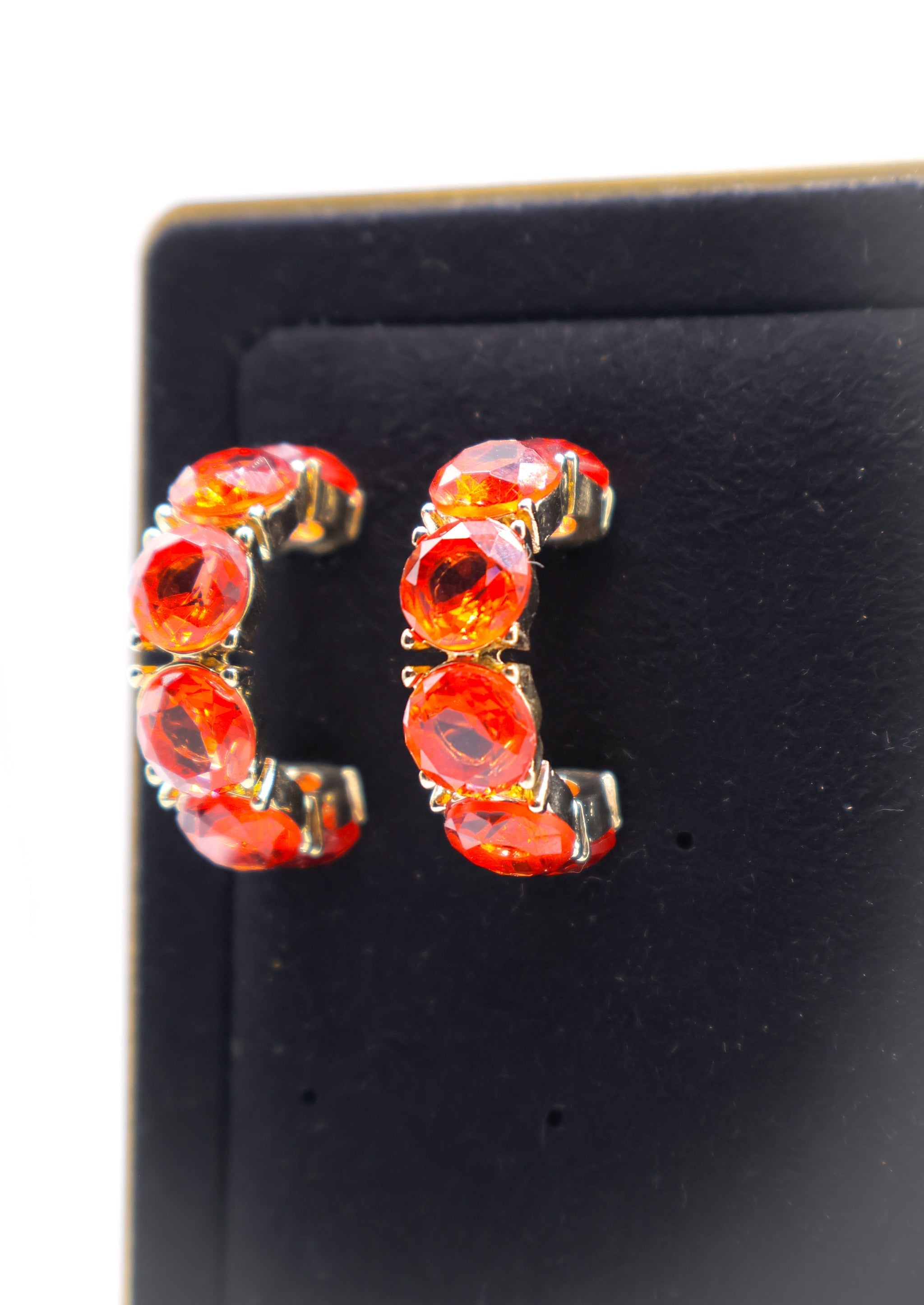Crimson Elegance Earrings â€?Luxury Red Statement Earrings