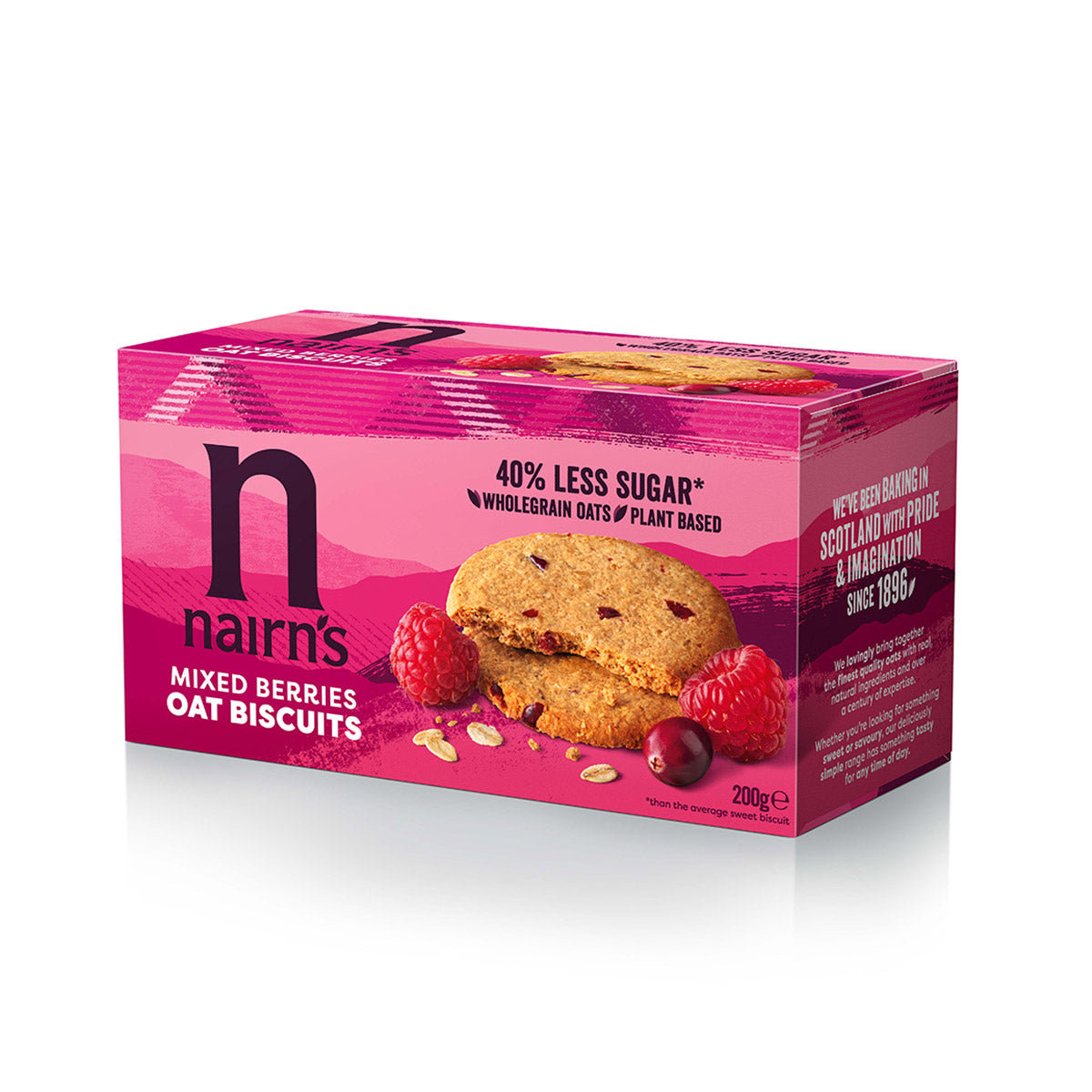 Mixed Berries Oat Biscuits 200g