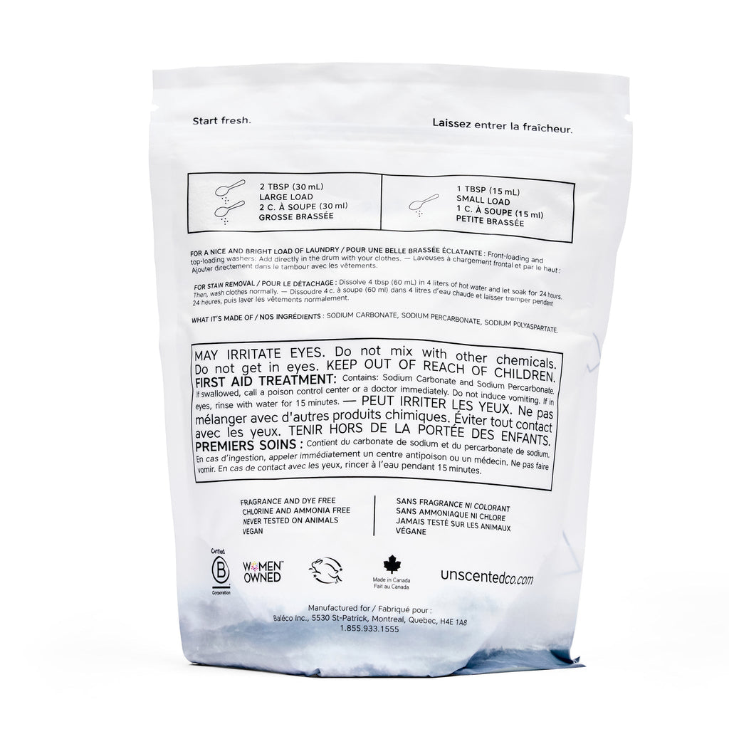 Natural Laundry Whitener + Brightener - 1 kg