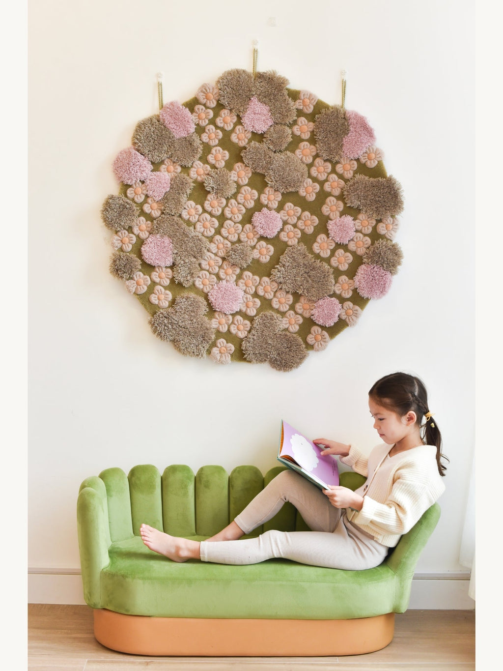 Tulip Sofa - Green｜Kids Sofa