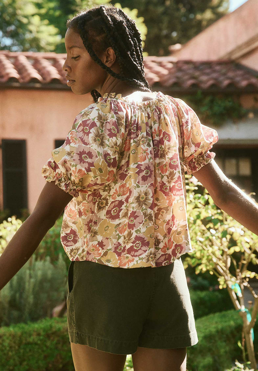 Blouse The Garland Golden-Lilac