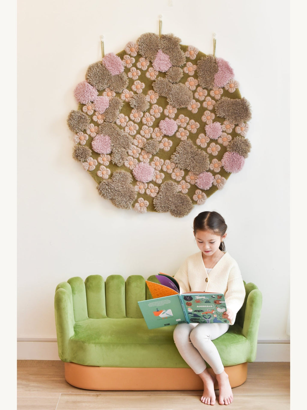 Tulip Sofa - Green｜Kids Sofa