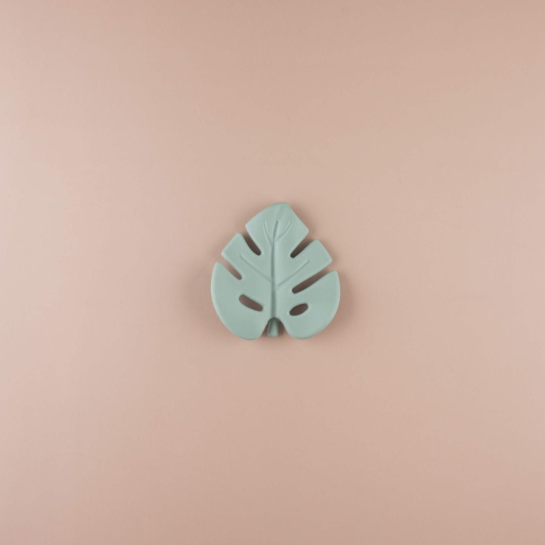 Green Leaf Silicone Teether