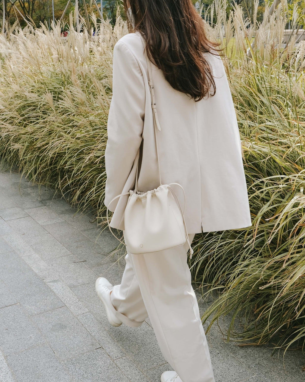 🌽 BO Drawstring Corn Leather