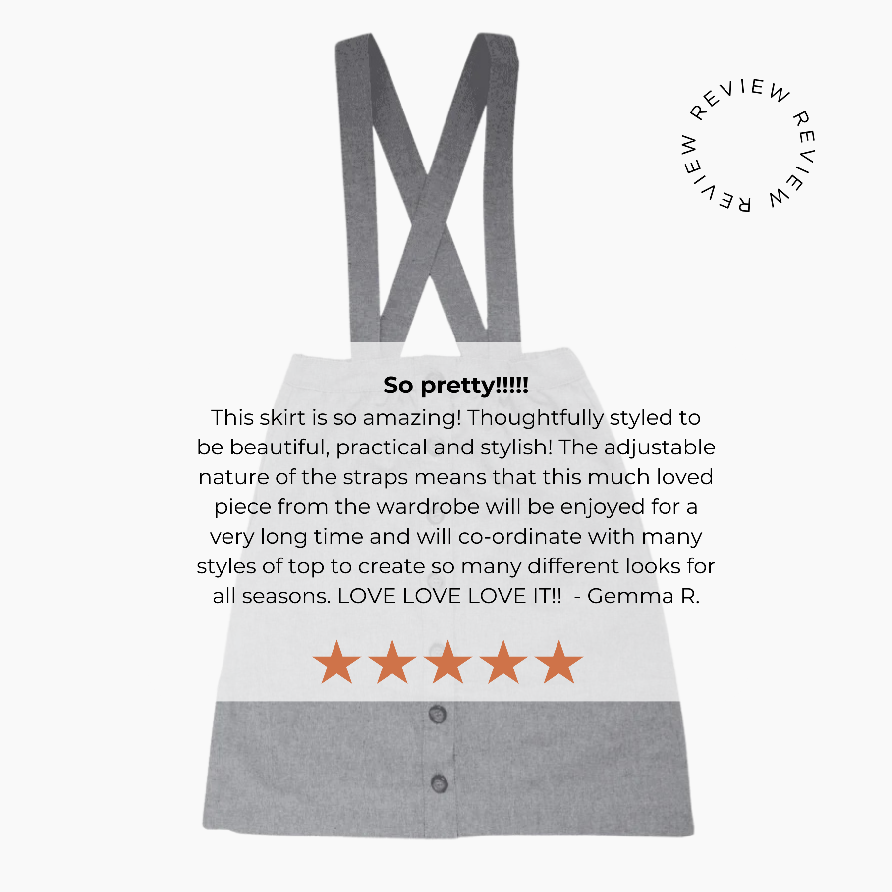 Parker Pinafore Skirt â€?2-in-1 Skirt & Pinafore for Kids