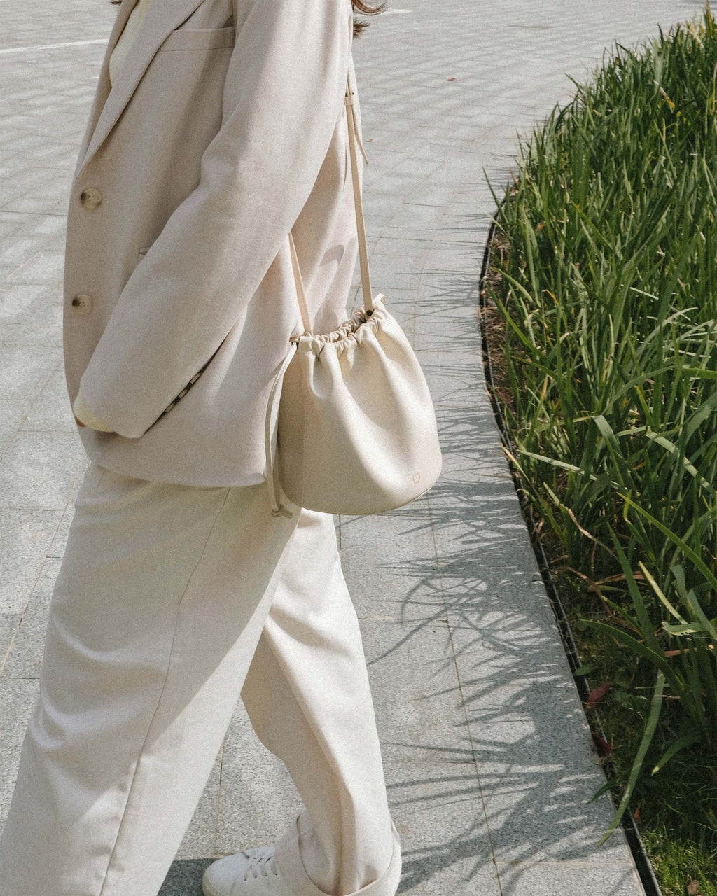 🌽 BO Drawstring Corn Leather