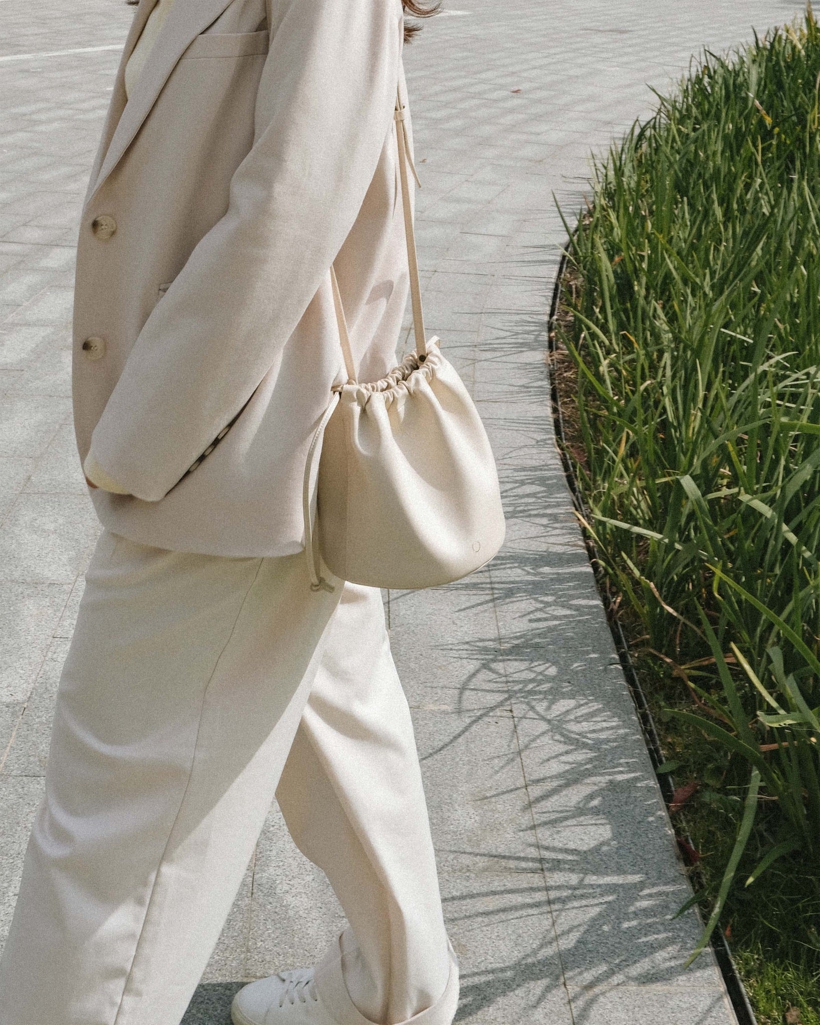 🌽 BO Drawstring Corn Leather