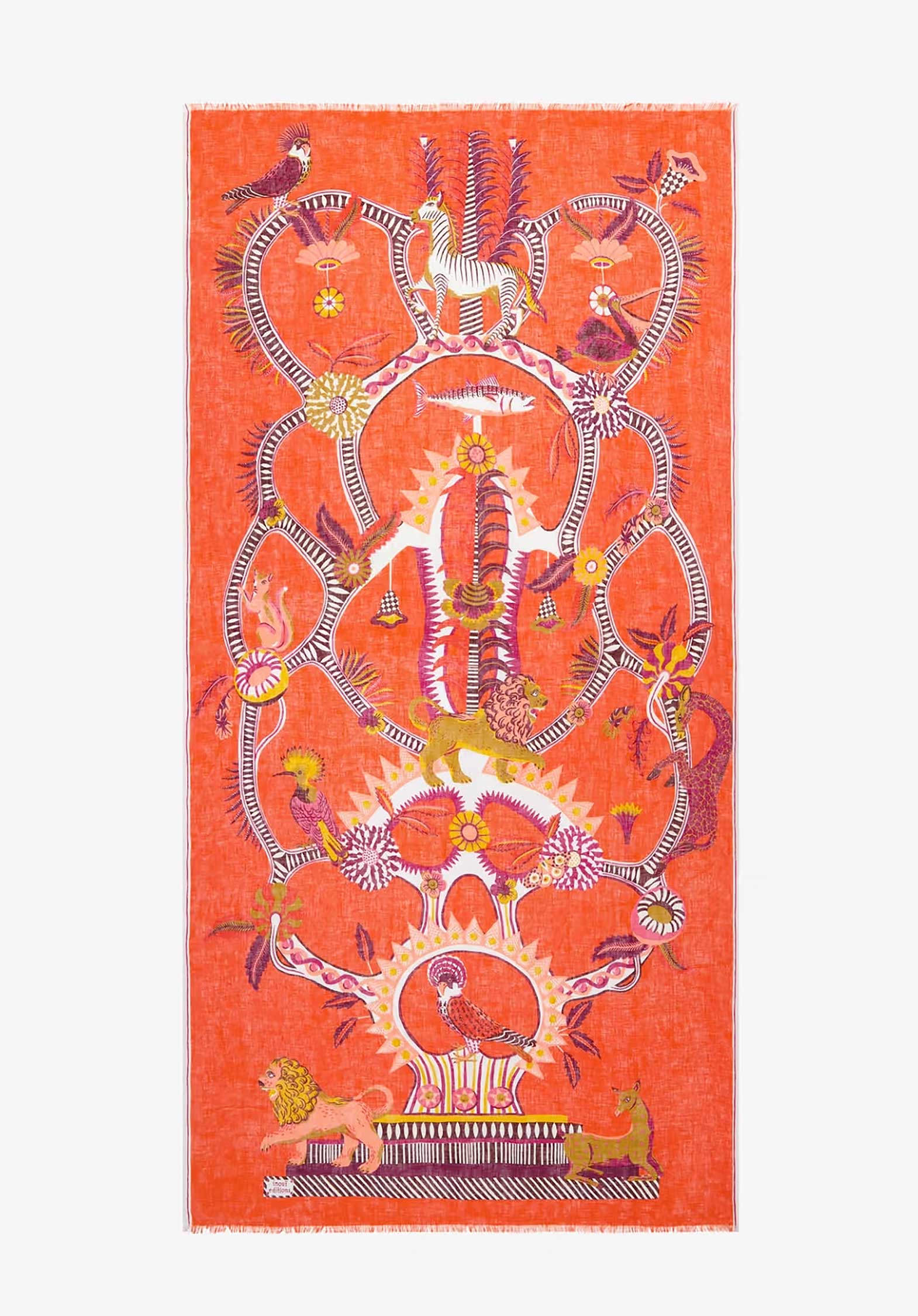 Scarf Et211di65 Orangeade