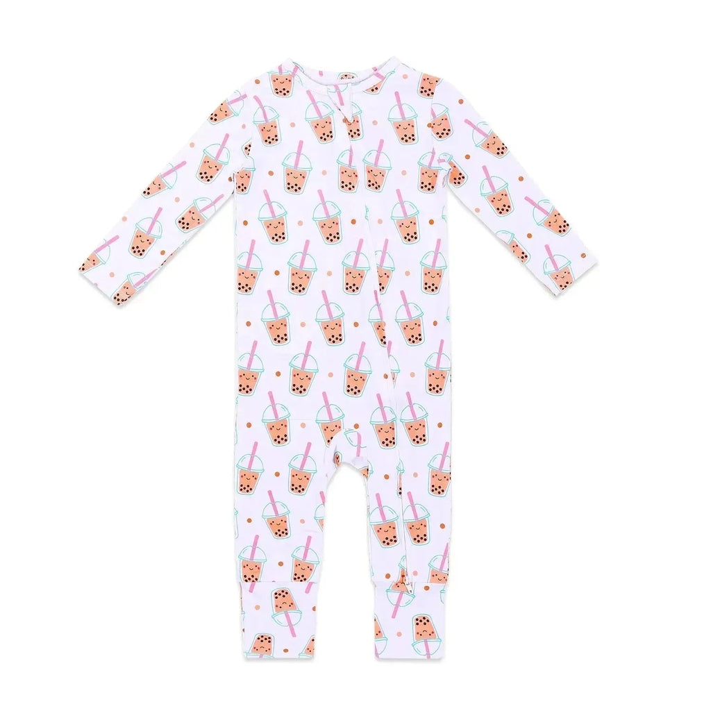 Bamboo Convertible Zip Romper - Boba *SAMPLE ITEM in 12-18M ONLY*