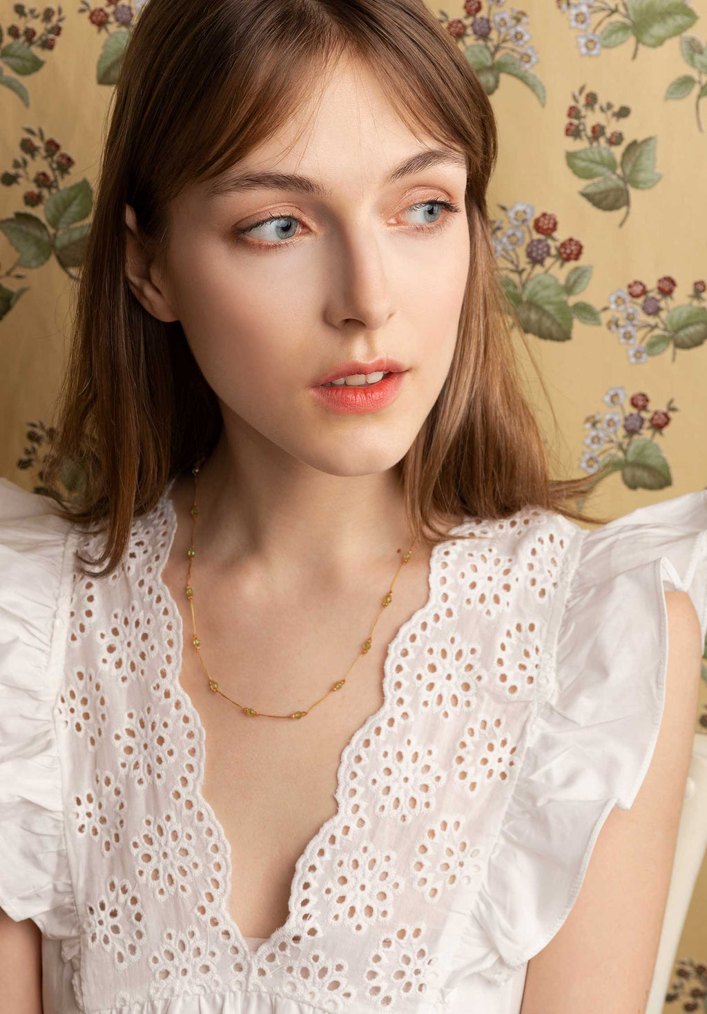 Necklace  Loopy Duo Perldot-Champ