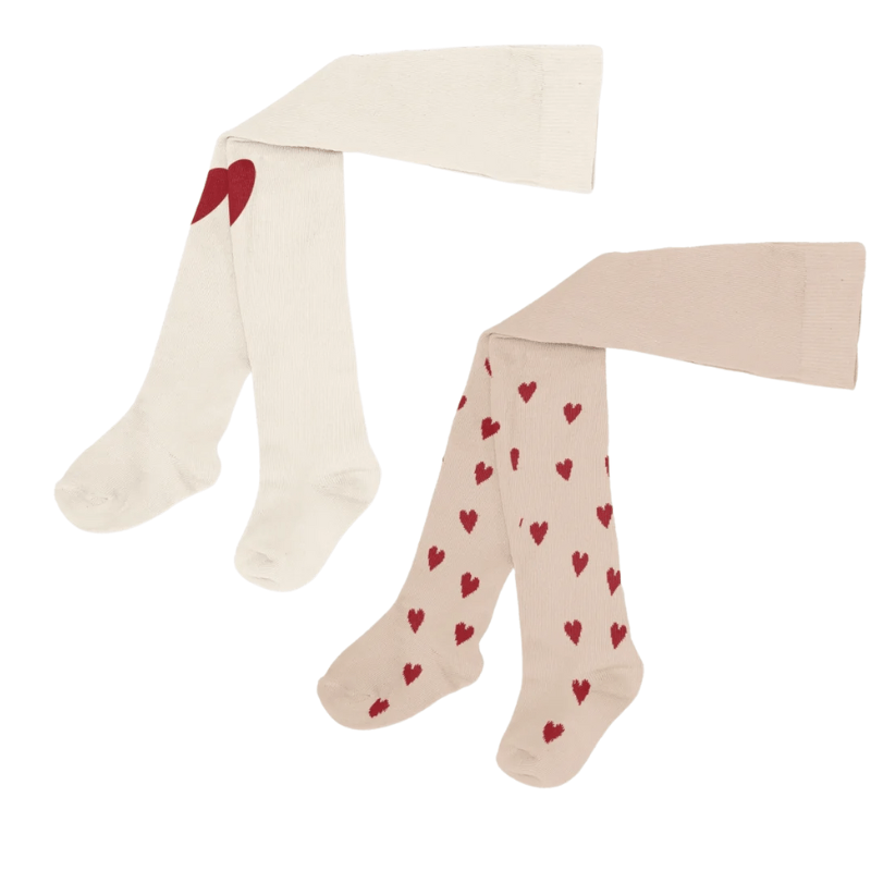 2 Pack Jacquard Tights