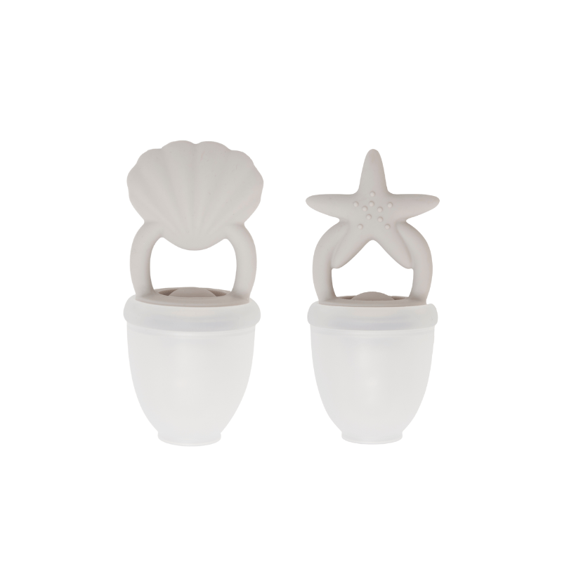 2 Pack Star and Sea Shell Feeding Pacifier