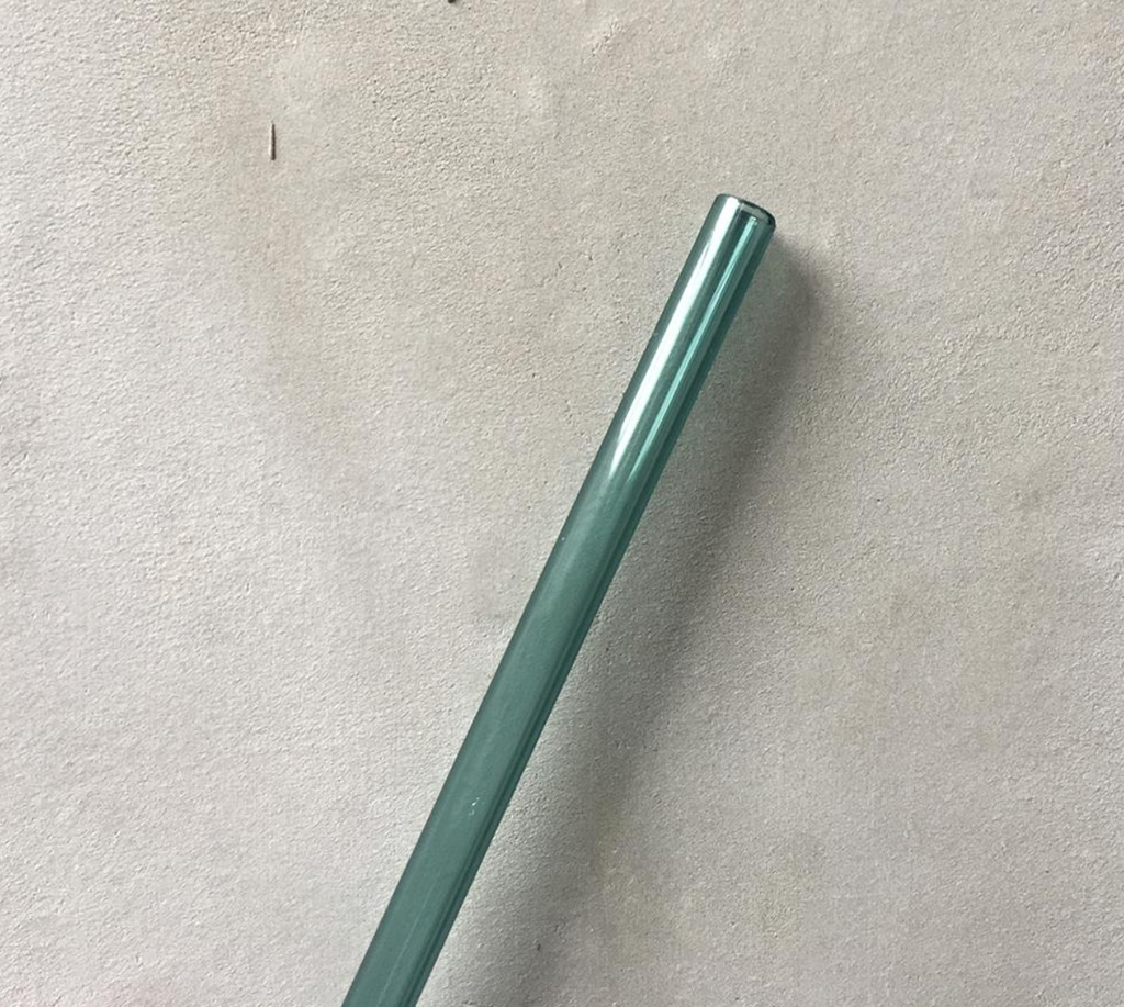 Green Glass Straw 8mm*180mm