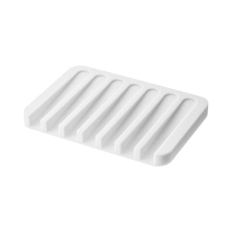 Silicone Soap Tray - White