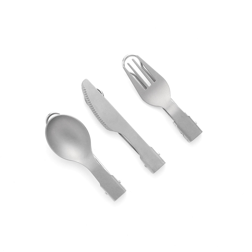 Titanium Foldable Cutlery Set