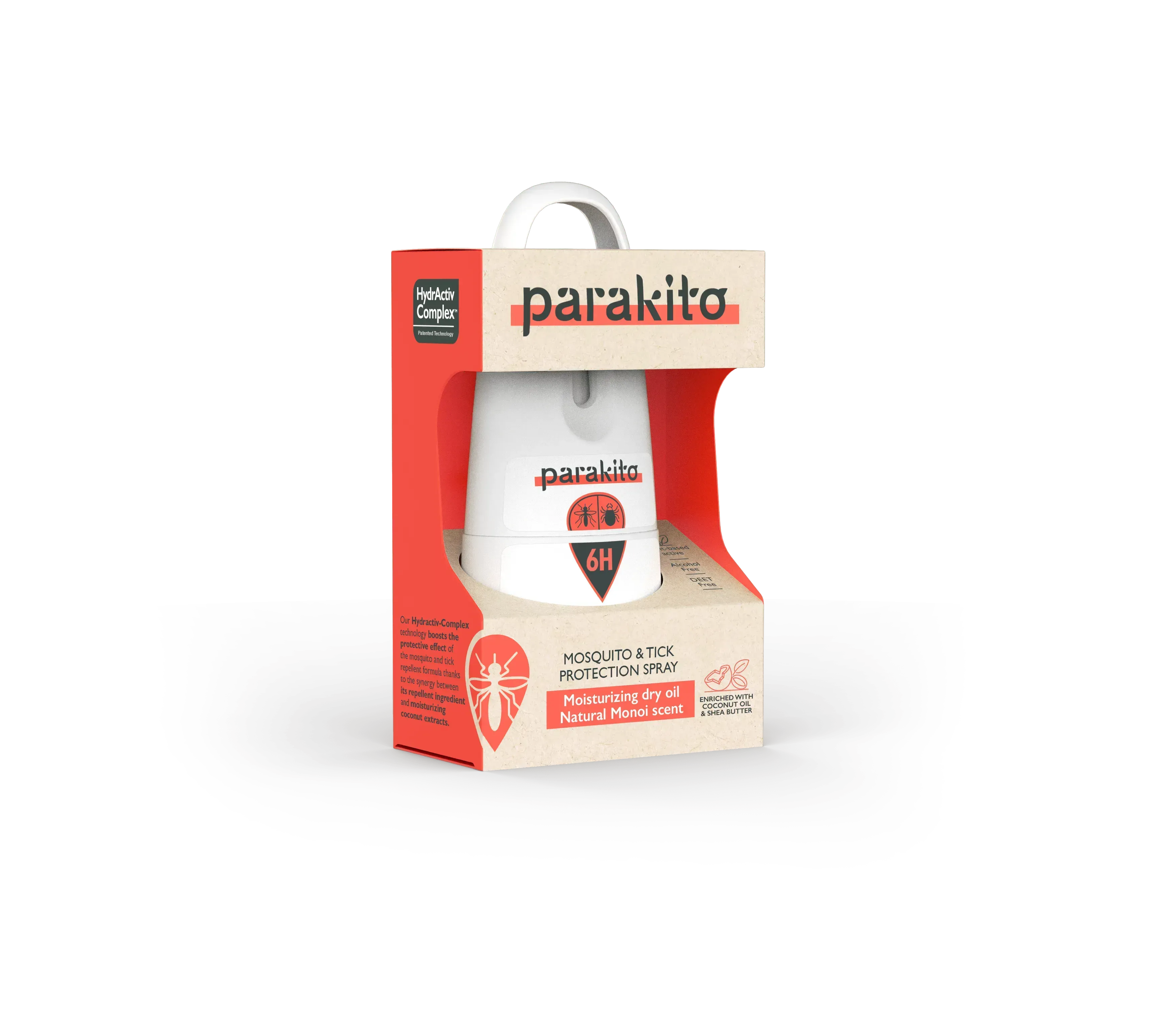 Parakito Mosquito Moisturising Dry Oil Repellent Spray 75ml
