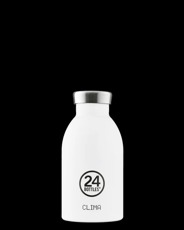 24 Bottles CLIMA BOTTLES 330ML Stone Ice White