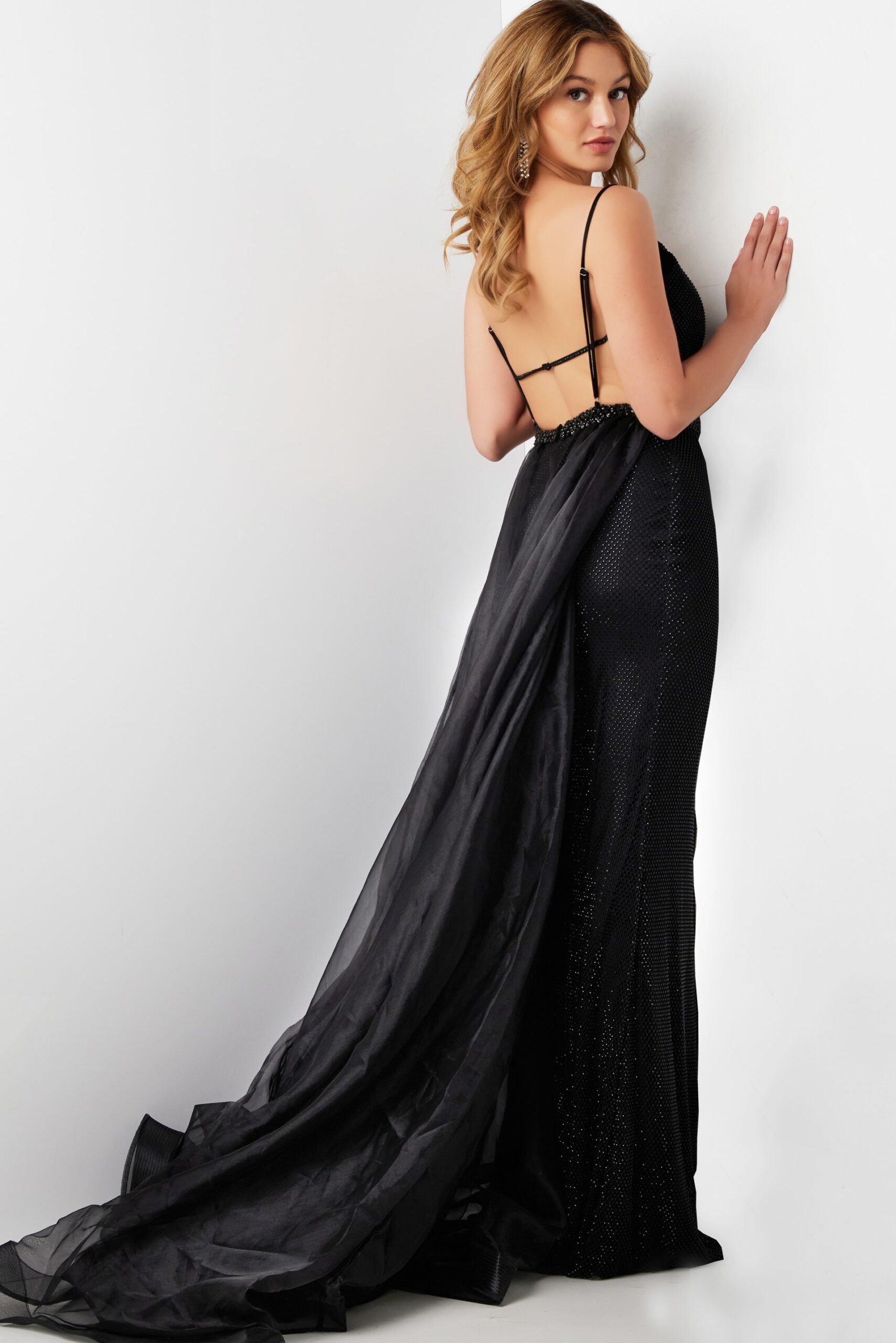 Jovani 25990 Over Skirt Prom Dress