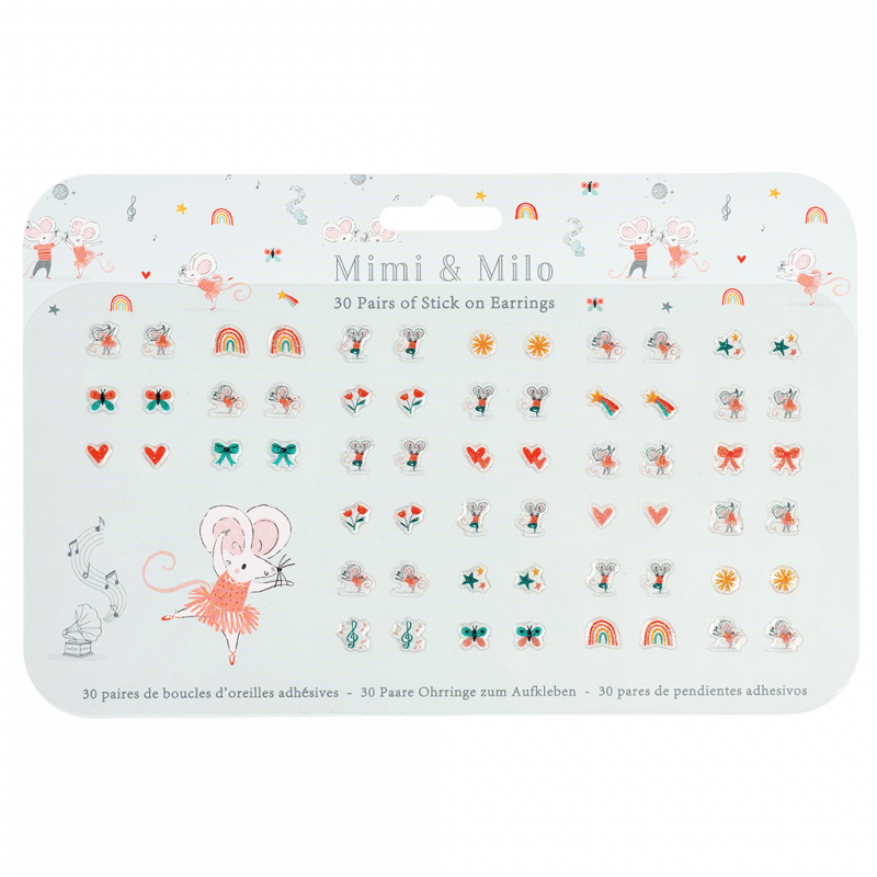 Mimi and Milo Stick on Earrings