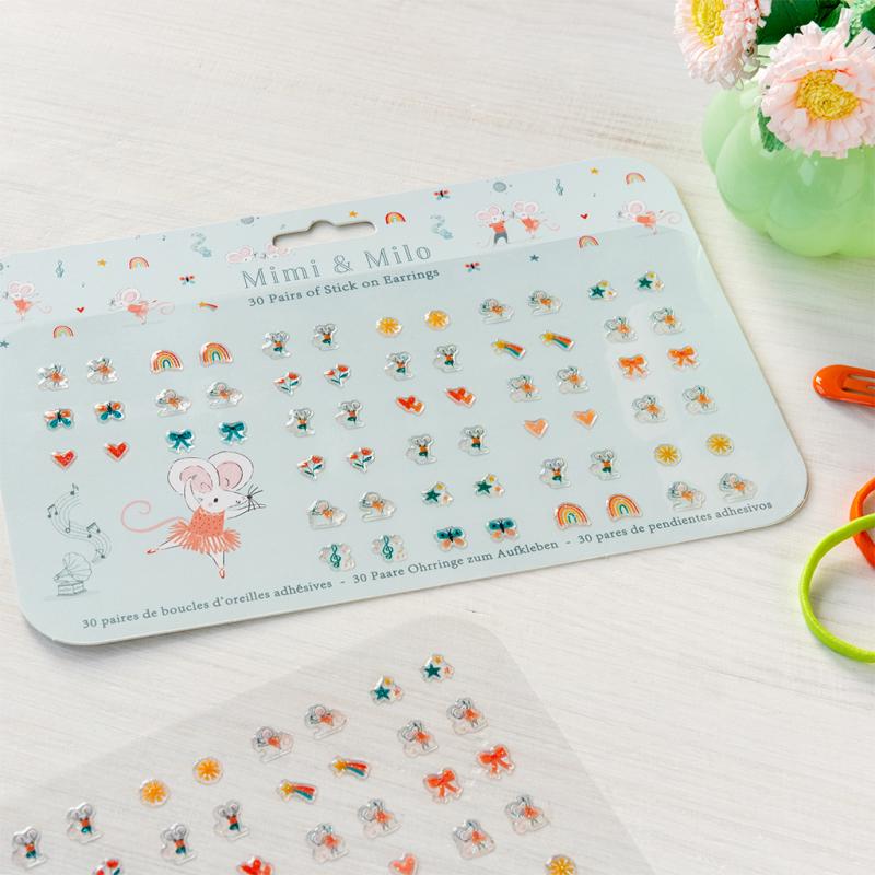 Mimi and Milo Stick on Earrings