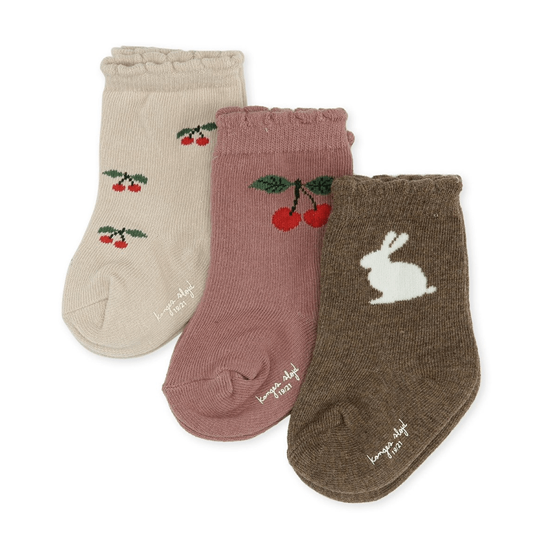 3 Pack Jacquard Socks