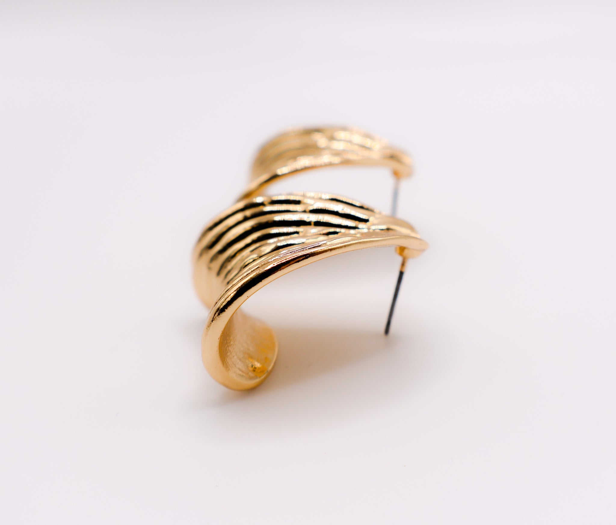 Golden Halo Earrings â€?Luxury Gold Statement Earrings