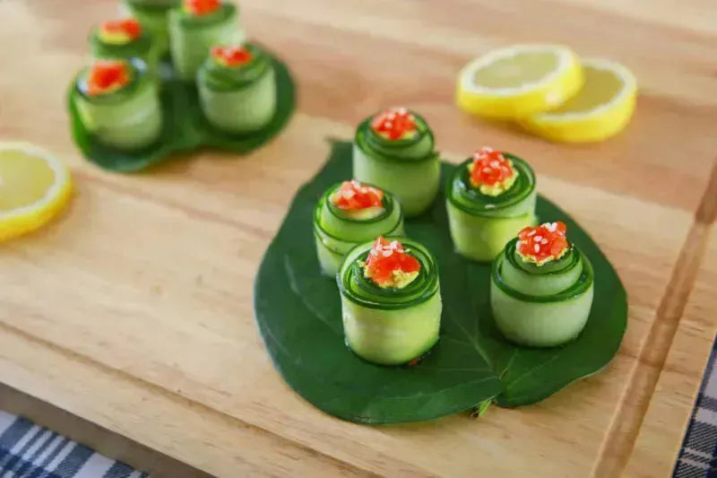 Cucumber and Cheese Swirls (Set of 12) (GF)