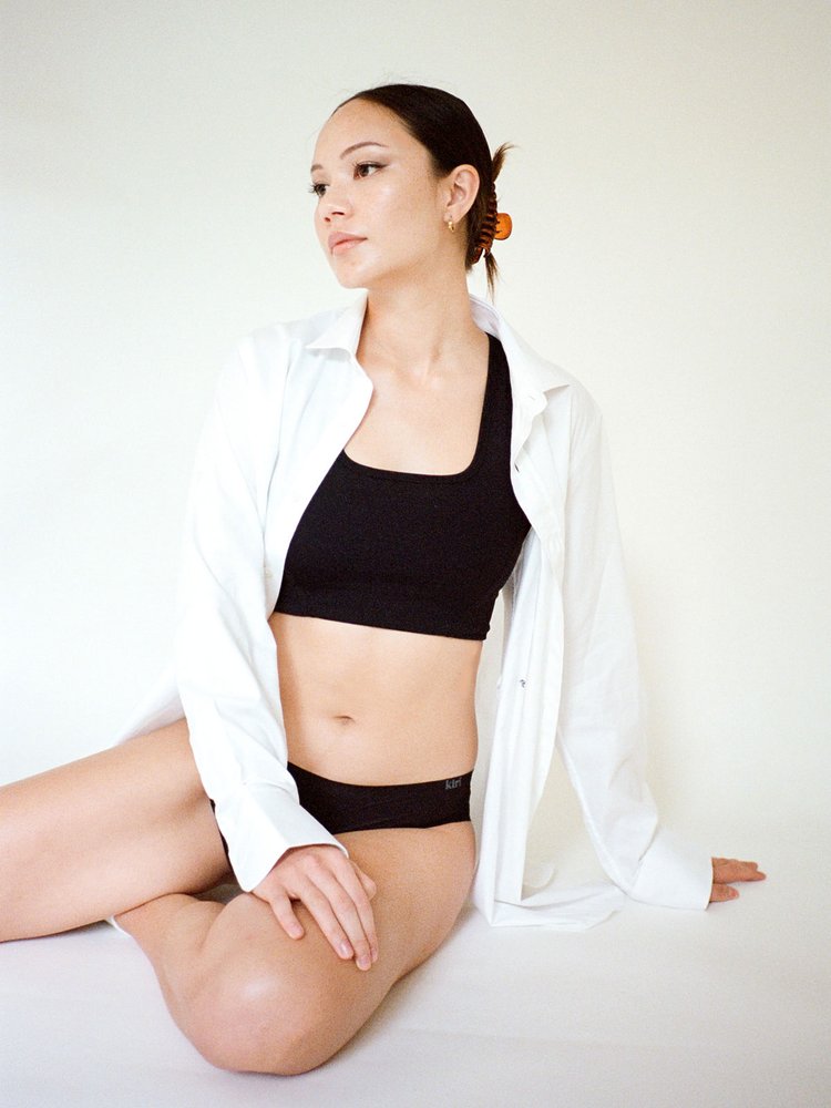 Nisha Black Daywear Panties