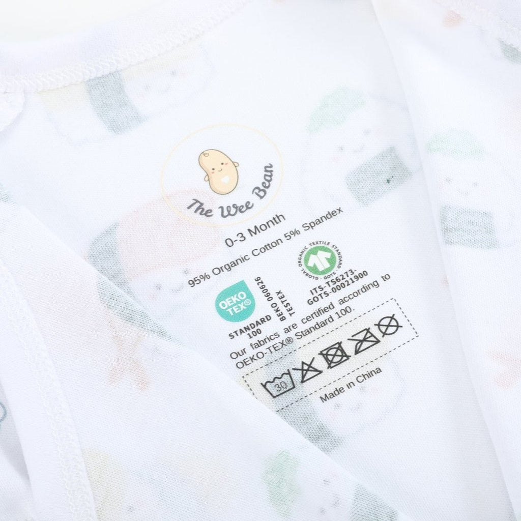 Organic Cotton Baby Onesie - Sushi