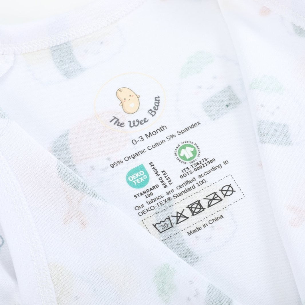 Organic Cotton Baby Onesie - Sushi