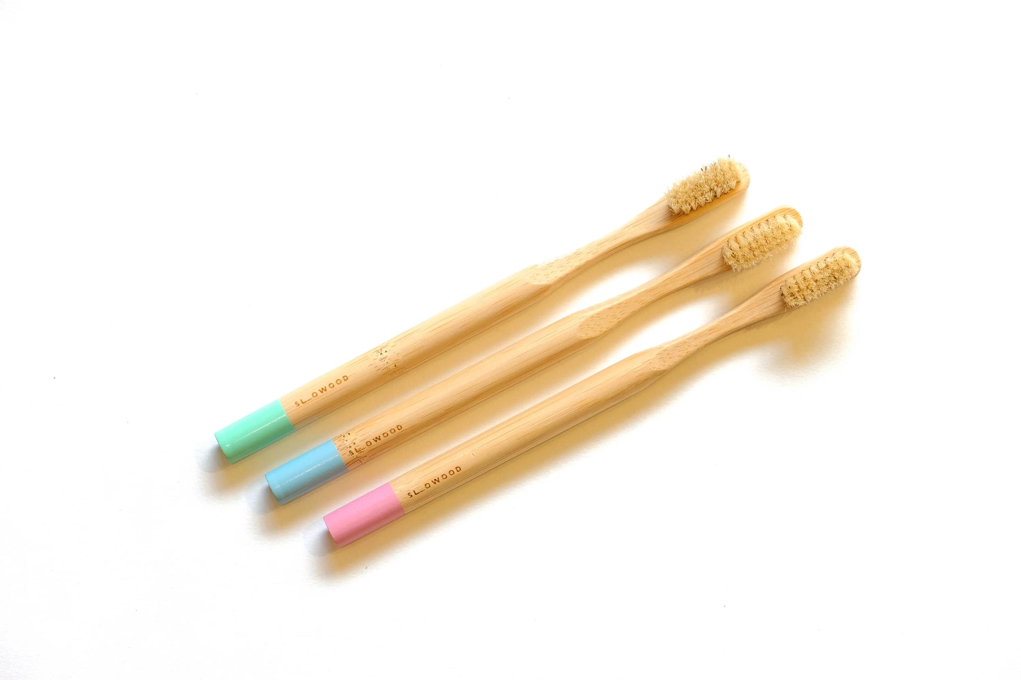 Natural Bristle Bamboo Toothbrush (Horsehair) - Adult (3 Pcs)