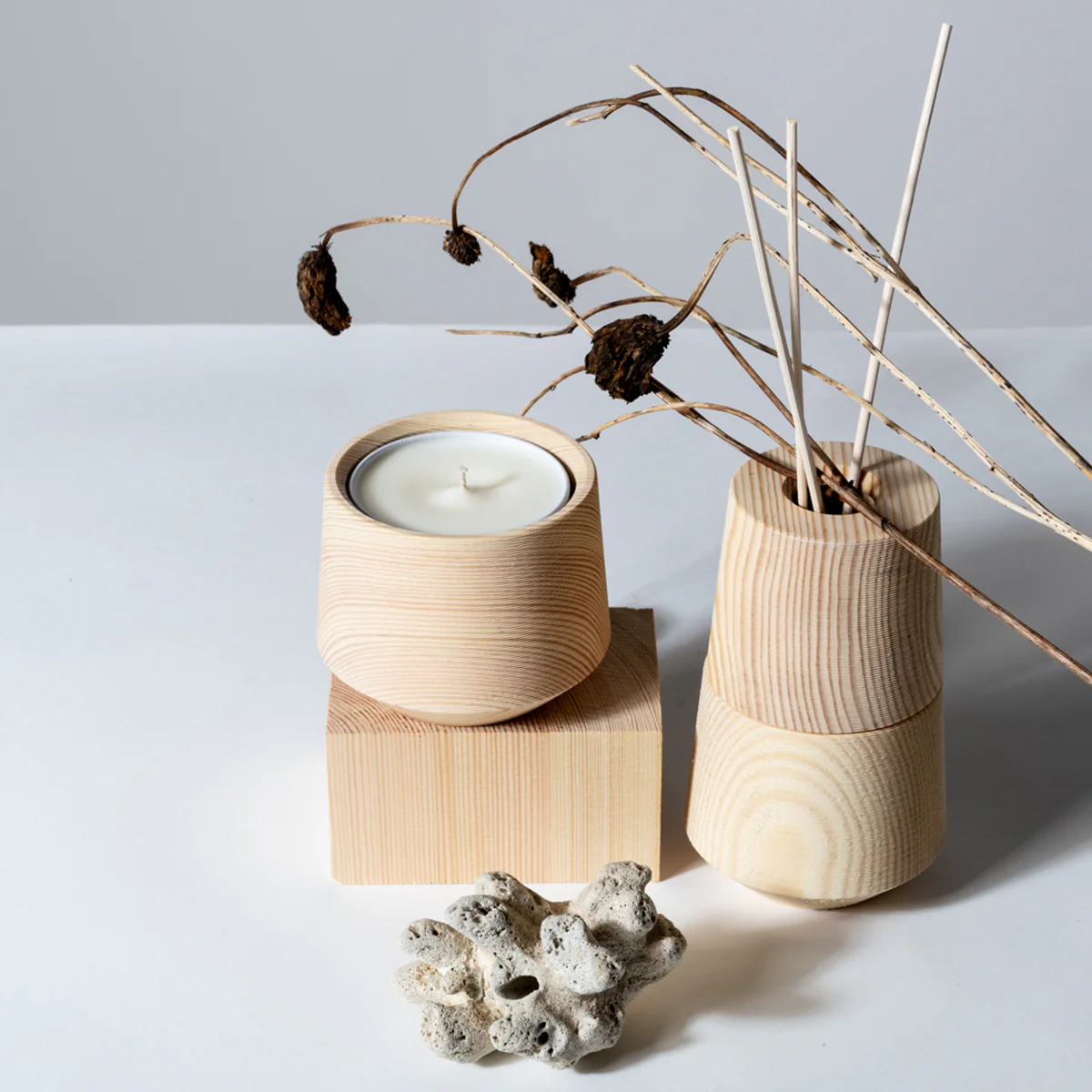 Vessel & Hiljaisuus Pine Diffuser Set