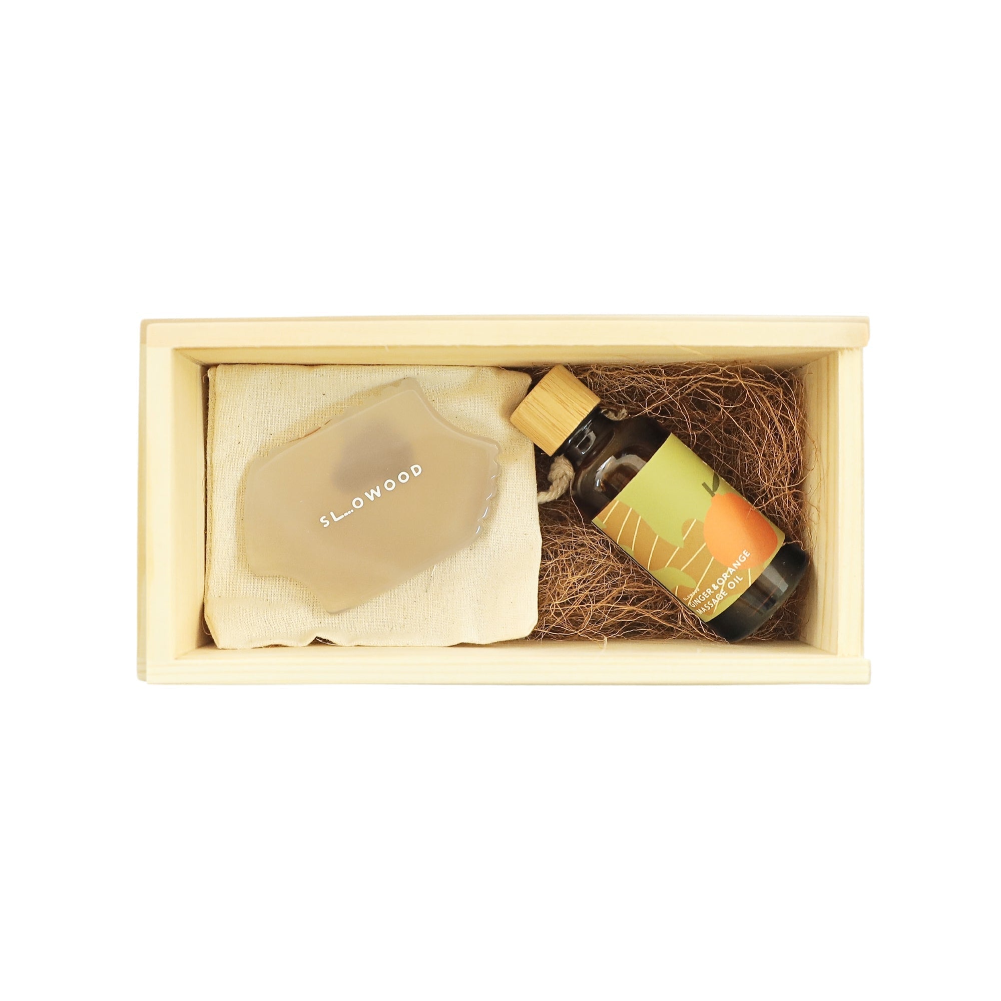 Agate Gua Sha & Natural Essential Oil Massage Set