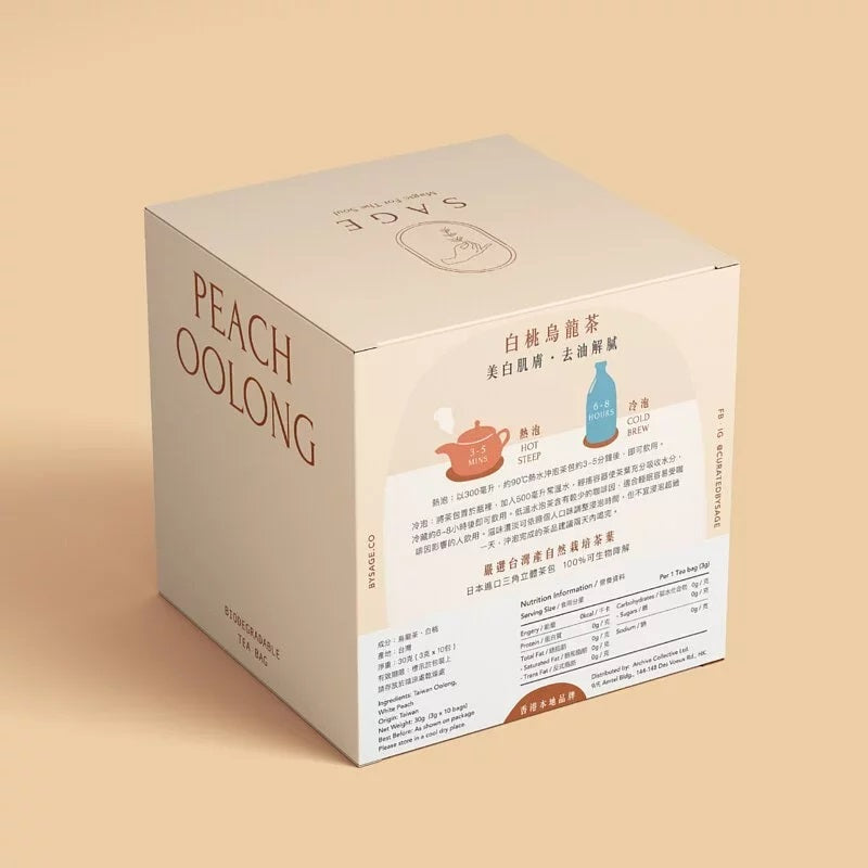 Peach Oolong Tea Bag in Can (10pcs)