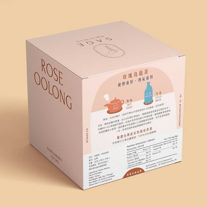 Rose Oolong Tea Bag in Can (10pcs)
