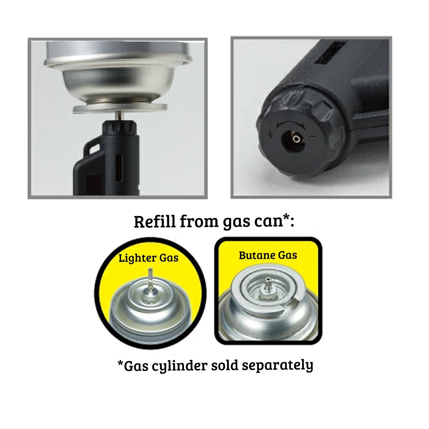 Micro Torch Horizontal - Black