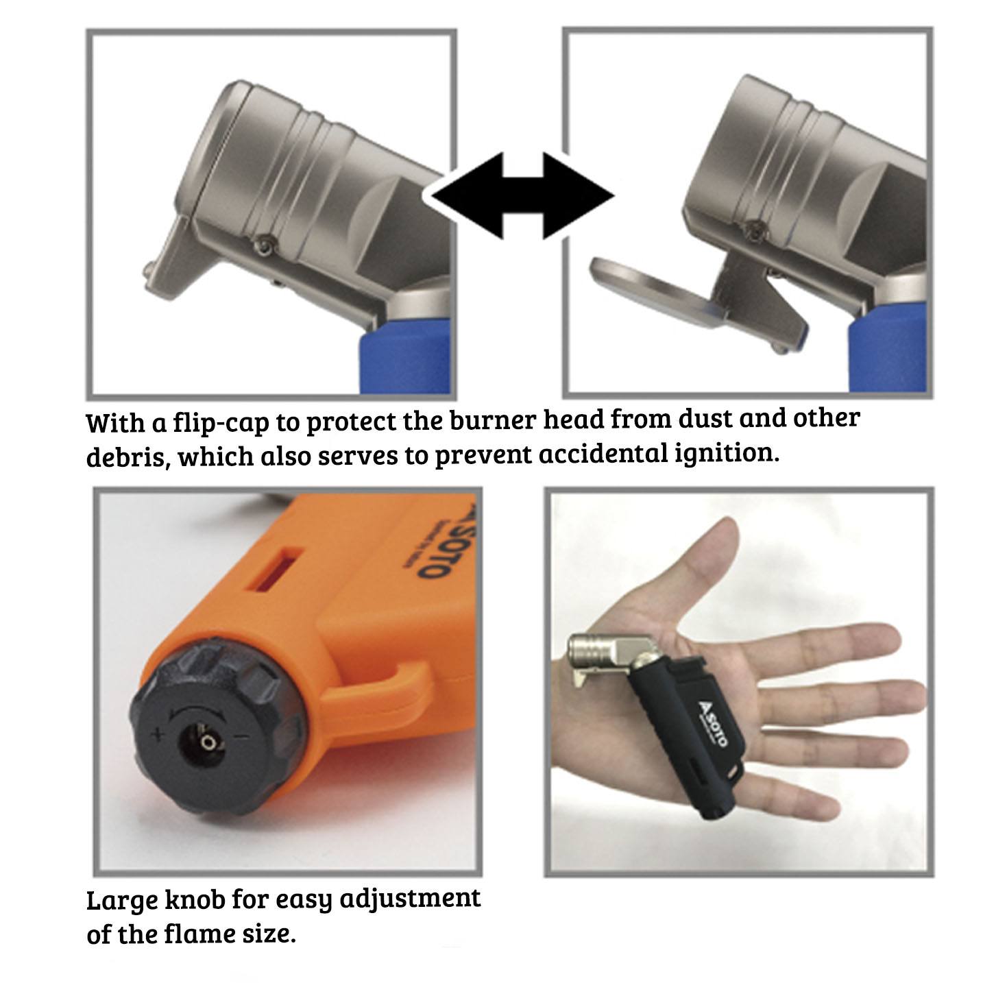 Micro Torch Horizontal - Black