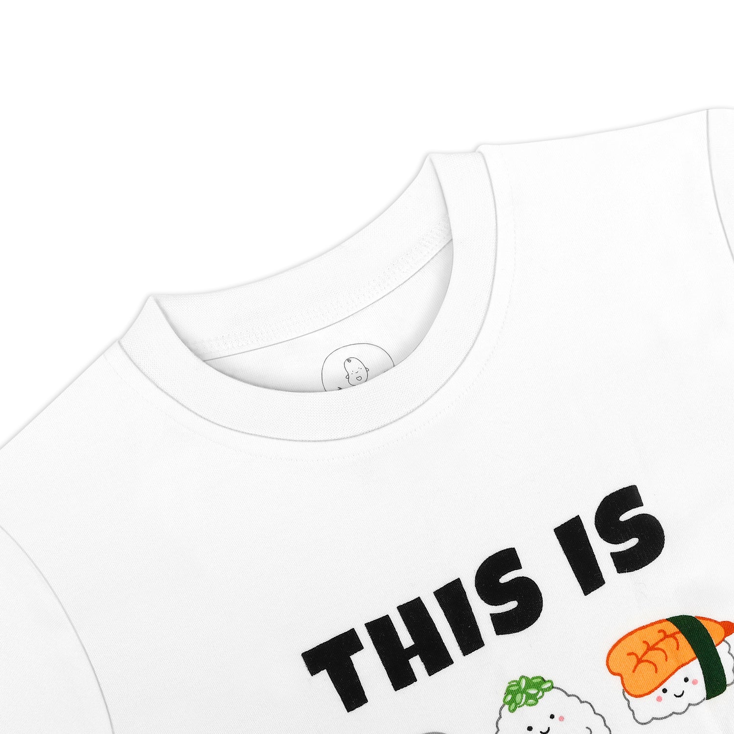 Organic Cotton Toddler Kid's T-Shirt - Sushi