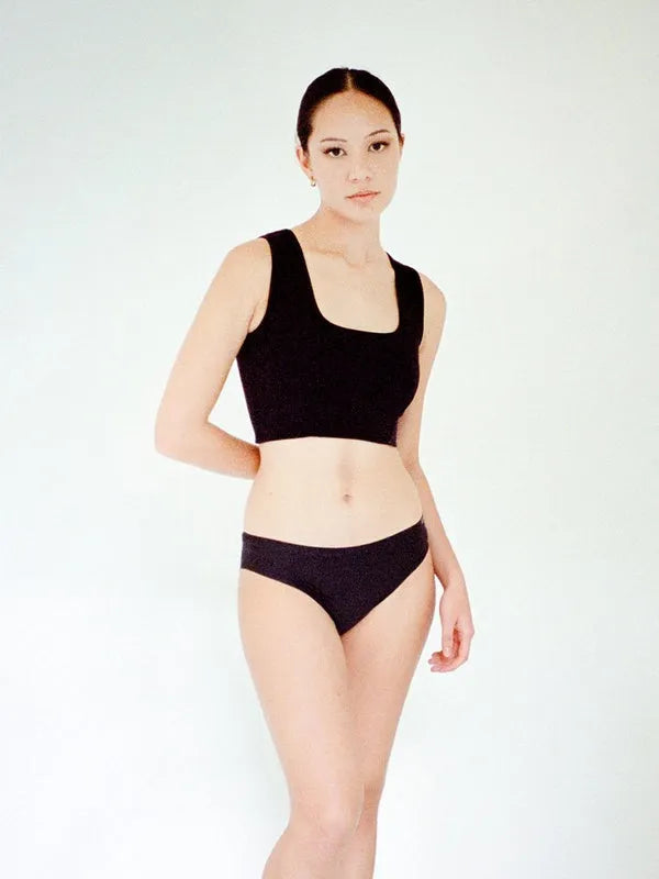 Nisha Black Daywear Panties