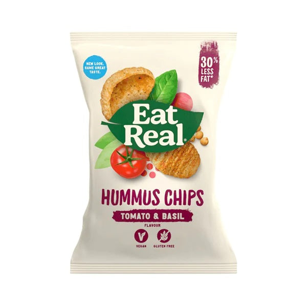 Hummus Chips Tomato and Basil 45g (Gluten Free & Vegan)