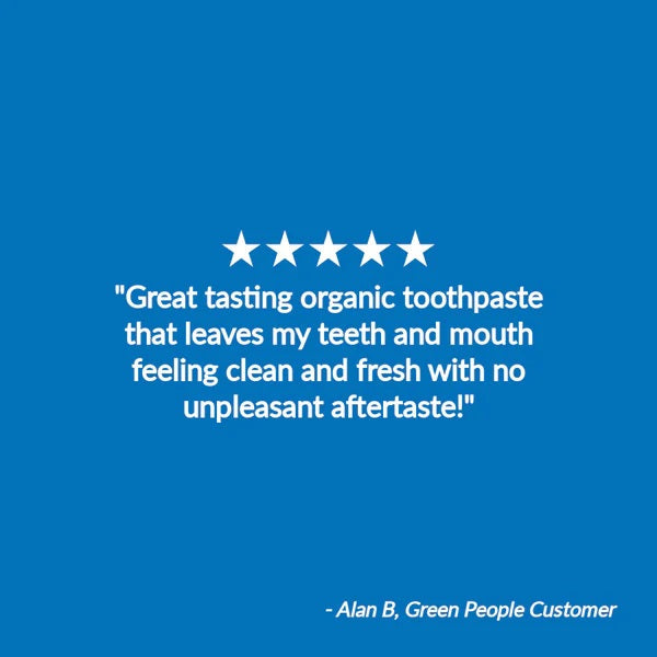 Vegan and Organic Peppermint & Aloe Toothpaste