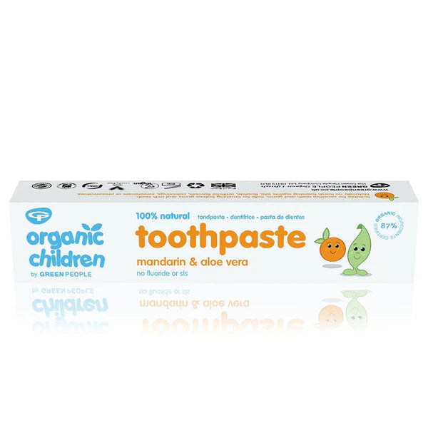 Organic Kids Toothpaste - Mandarin and Aloe Vera