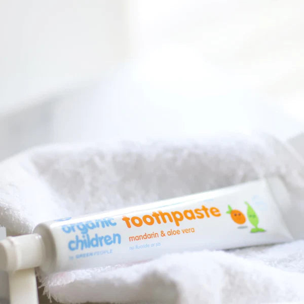 Organic Kids Toothpaste - Mandarin and Aloe Vera